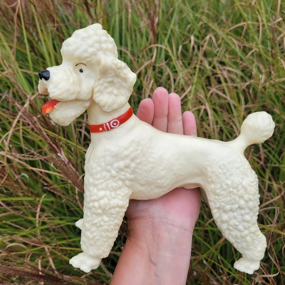 Breyer Poodle Dog ~ Vintage 1950s-60s ~ Regal ~ Molded Plastic ~ Adorable! - Picture 5 of 16